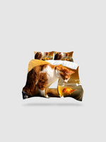 housse de couette chat 2 personnes - 135x200cm