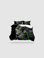 housse de couette côté chat - 135x200cm
