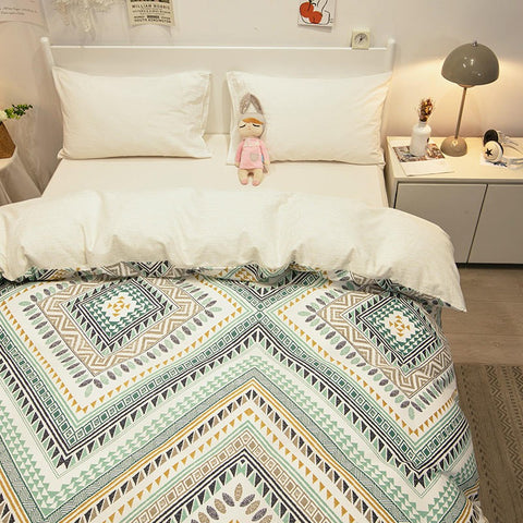 housse de couette à motif