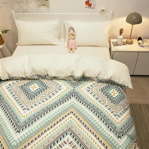 housse de couette à motif
