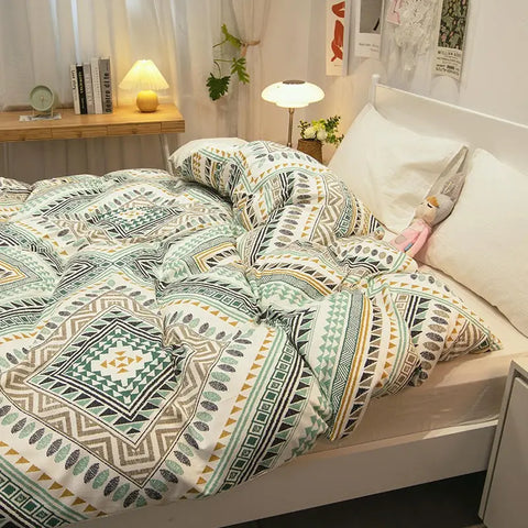 housse de couette à motif