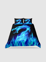 parure de lit dragon - 135x200cm