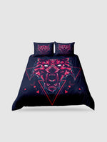 parure de lit loup 2 personnes - 135x200cm