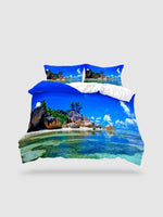 parure de lit style bord de mer - 135x200cm