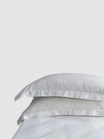 Taie d'oreiller en soie de murier 50x70 - Cover Housse Blanc