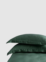Taie d'oreiller en soie de murier - Cover Housse Vert