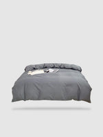 housse de couette tibétaine 220x220 - Gris