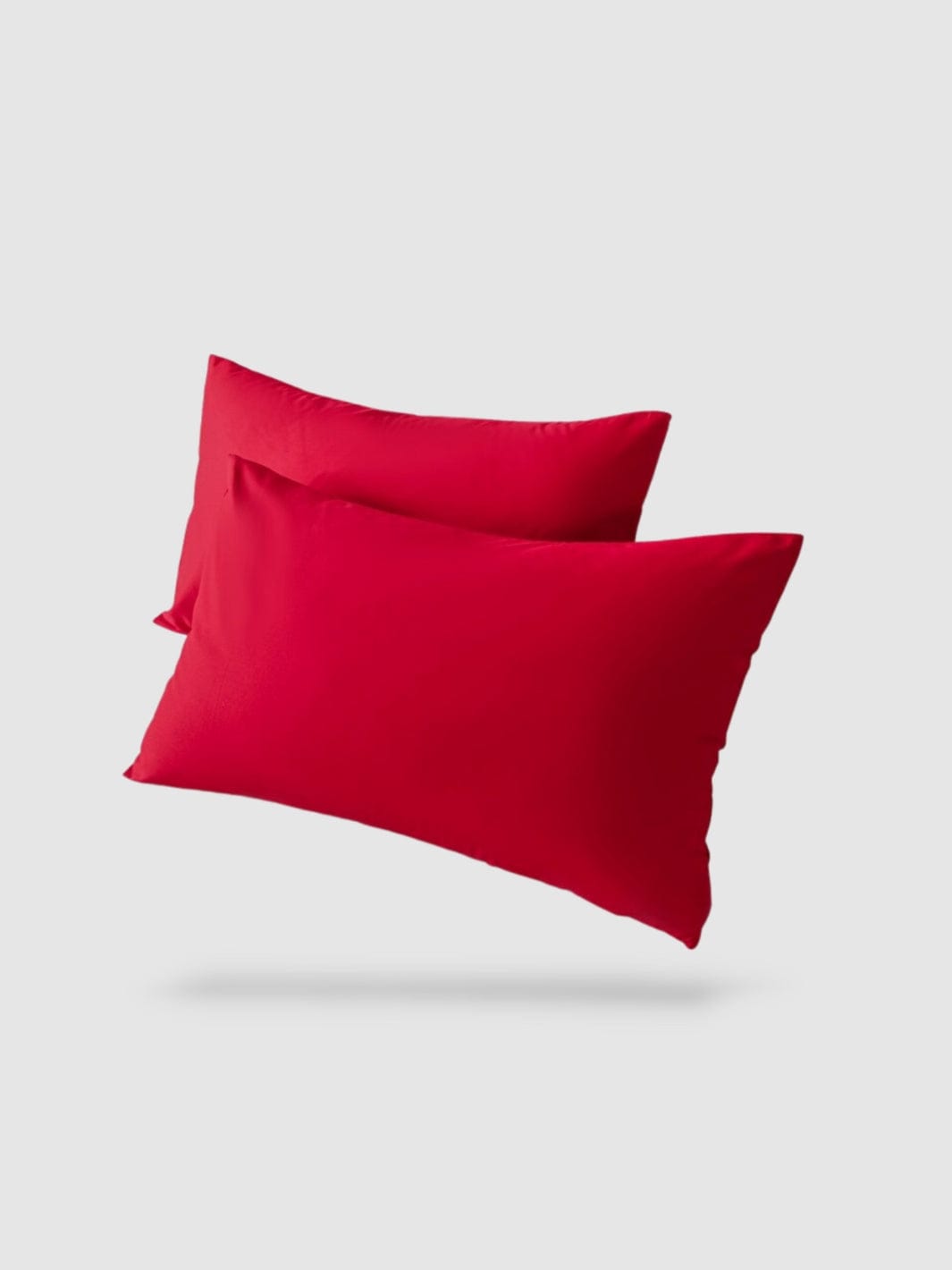 housse de coussin 100% coton 40x40 2 pièces - Rouge
