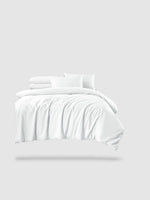 housse couette haut de gamme  Blanc