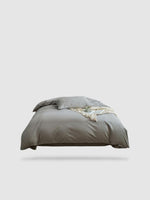 housse de couette 100% coton égyptien 200x230 - Gris
