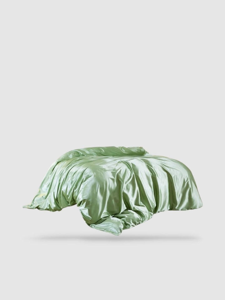 housse de couette satin de coton 200x200 - Vert pomme