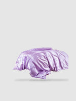 housse de couette 200x200 satin de coton Violet clair