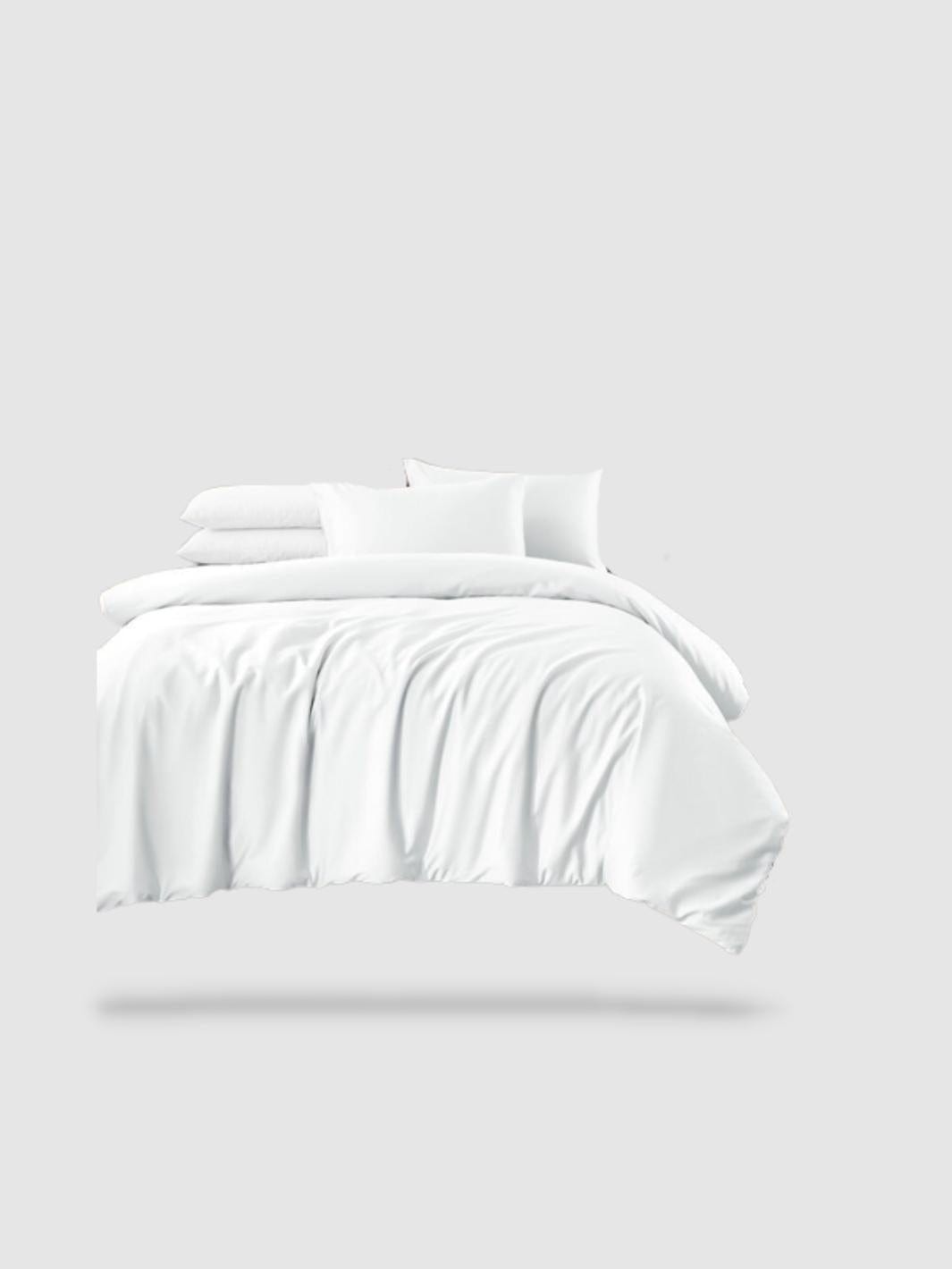 housse de couette haut de gamme 180x220 - Blanc