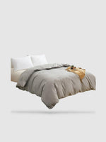 housse de couette en coton 200x230 - Gris clair