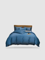 housse de couette coton Bédouins 220x240 - Bleu