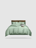 housse de couette coton Bédouins 220x240 - Vert pastel