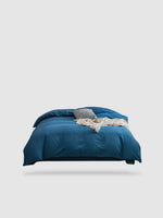 housse de couette 100% coton égyptien 150x200 - Bleu
