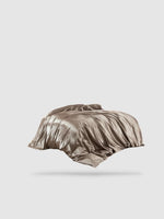 housse de couette coton satin Marron