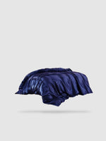 housse de couette satin de coton 150x200 - Bleu foncé