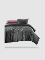 housse de couette haut de gamme 160x210 - Gris