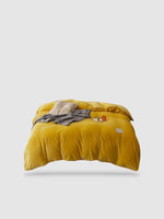 housse de couette hiver 180x220 - Jaune