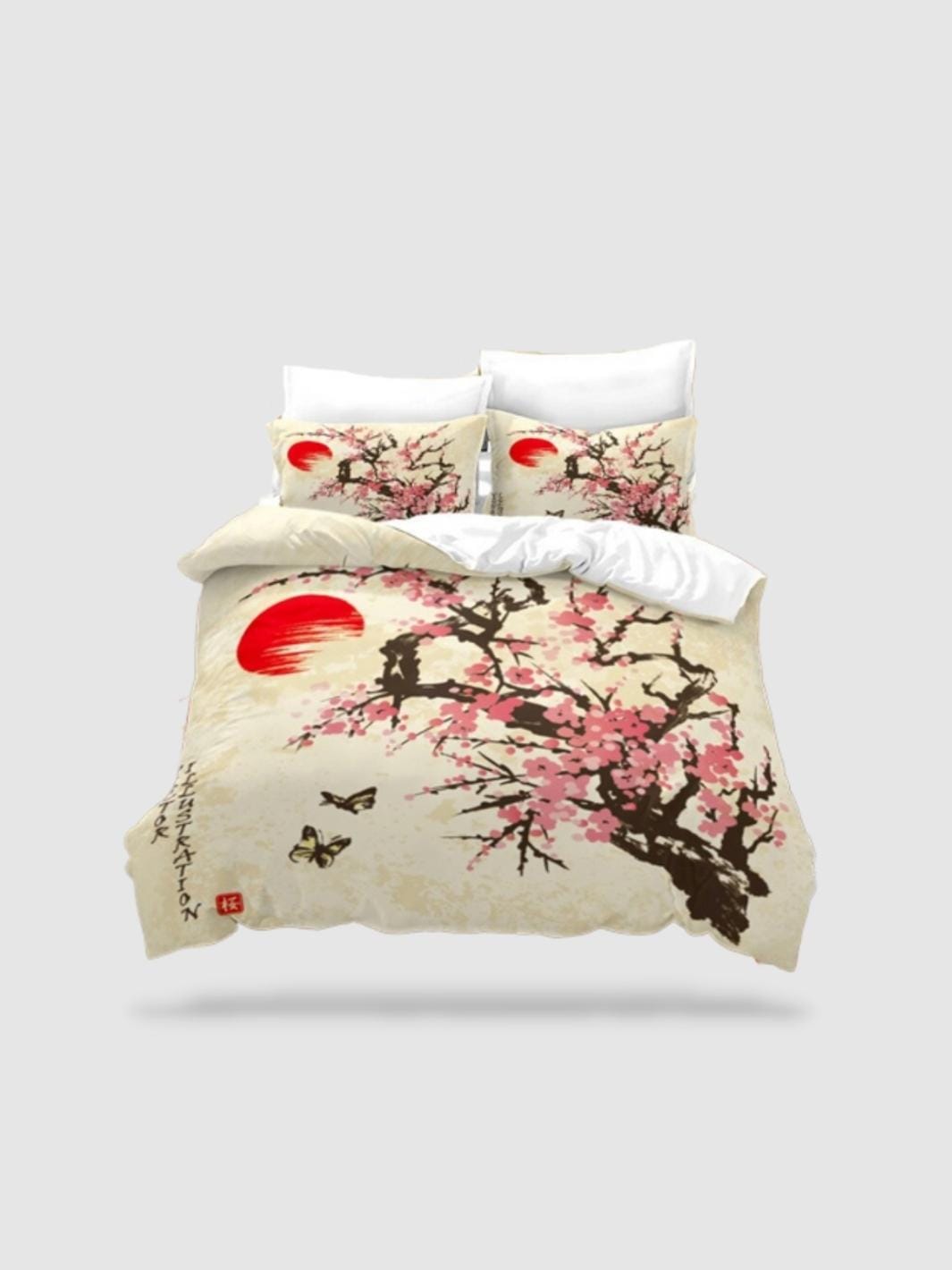 housse de couette style japonais 140x210 - Motif 5