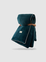 housse de couette polaire 220x240 - Bleu