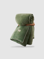 housse de couette polaire 220x240 - Kaki