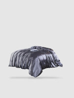 housse de couette soie Gris