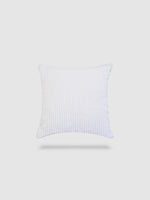 housse de coussin 55x55 cm jaune velours Blanc