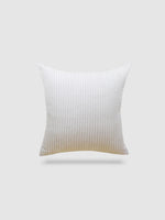 housse de coussin en Velours côtelé 55x55 - Blanc cassé