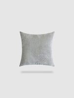 housse de coussin en Velours côtelé 55x55 - Gris