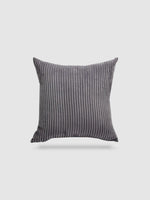 housse de coussin en Velours côtelé 55x55 - Gris foncé