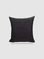 housse de coussin en Velours côtelé 55x55 - Noir