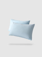 housse de coussin 100% coton 45x45 2 pièces - Bleu clair