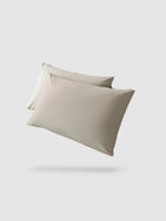 housse de coussin 100% coton 45x45 2 pièces - Gris clair