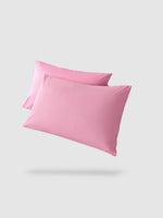 housse de coussin 100% coton 45x45 2 pièces - Rose