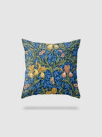 housse de coussin en lin à fleurs 40x40 - motif 8