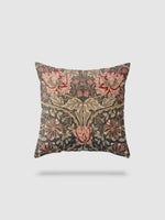 housse de coussin en lin à fleurs 45x45 - motif 10