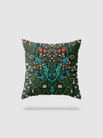 housse de coussin en lin à fleurs 45x45 - motif 16