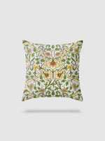housse de coussin en lin à fleurs 45x45 - motif 18
