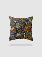 housse de coussin en lin à fleurs 45x45 - motif 19