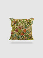 housse de coussin en lin à fleurs 45x45 - motif 2
