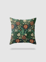 housse de coussin en lin à fleurs 45x45 - motif 5