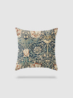 housse de coussin en lin à fleurs 45x45 - motif 6