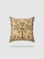 housse de coussin en lin à fleurs 45x45 - motif 7