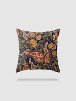 housse de coussin en lin à fleurs 45x45 - motif 9