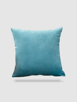 housse de coussin velours 40x40 - Bleu claire