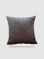 housse de coussin velours 40x40 - Gris foncé