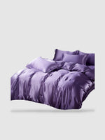 Parure de lit en soie 180x220 - Violet
